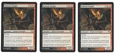 MTG Magic The Gathering Shadowmoor Kulrath Knight X 3 Elemental Knight Black Red