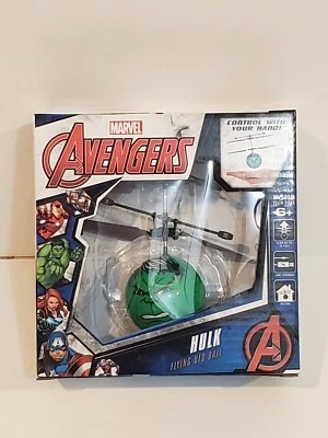 Marvel Avengers Marvel Hulk Flying UFO Ball Helicopter New 33195 Ages 6+ - Image 1 of 3