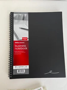 *NEW* OFFICE DEPOT 80 PAGE NARROW RULED NOTEBOOK - Picture 1 of 1