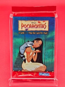 Tarjetas coleccionables Skybox Pocahontas 1995 paquete único - nuevas selladas de fábrica - Imagen 1 de 2
