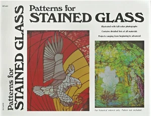 Patterns for Stained Glass James E. Gick Vintage Booklet HP-602 70's NEW - Picture 1 of 4