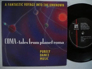 COMA Tales From Planet Coma / Club edit 45 7" single 1989 Sweden EX - Picture 1 of 2