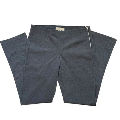 Pantalón Michael Kors Carbón Elástico Frente Plano Grueso Jersey Talla: L Foto 1 de 4