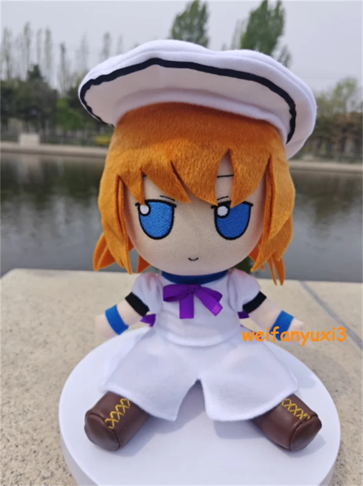 20cm Anime Higurashi When They Cry Ryugu Rena Fumo Sitting Plush Doll Toy Gift - Image 1 of 4