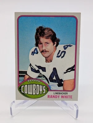 1976 Topps #158 Randy White RC Football Card EX - Image 1 of 4