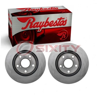 2 pc Raybestos R-Line Front Disc Brake Rotors for 2008-2015 Scion xB Braking cb - Image 1 of 4