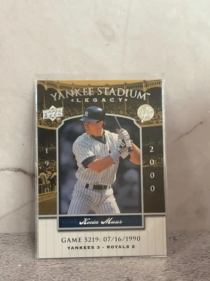 UD Yankee Stadium Legacy Collection 2008 #5219 Kevin Maas Foto 1 de 2