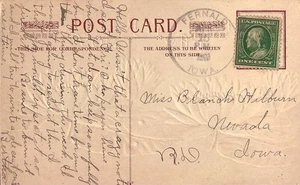 Iowa Fernald 1911 4a-bar 1903-1955 PC. - Imagen 1 de 1