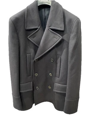 Paul Smith Navy Blue Wool-Cashmere Peacoat From PS by Paul Smith Size L - Image 1 of 4