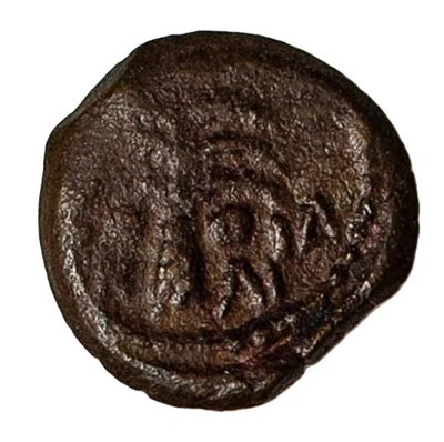 JUDEA Antonius Felix PROCURATORS Prutah Ancient Jewish Coin PALM Shield 4971 460 - Image 1 of 2