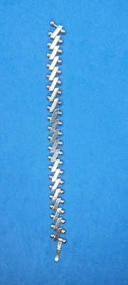 Sterling Silver Wrap Style Bracelet Marked 925, 7", Unbranded - Image 1 of 2