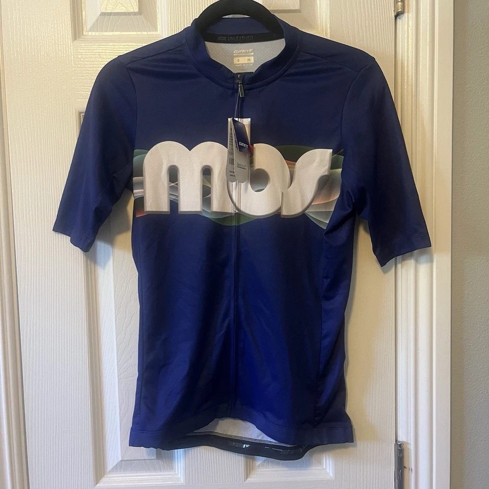 Camiseta deportiva de ciclismo Giant MBS para hombre con cremallera manga talla EE. UU. PEQUEÑA Foto 1 de 4