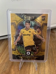 2022-23 Panini Select Terrace Matheus Nunes #99 Gold Prizm 1/10 1st On Print - Picture 1 of 3