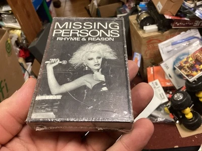 MISSING PERSONS  Rhyme & Reason CASSETTE TAPE 1984 NEW SEALED!! - Image 1 of 2