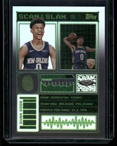 2025-26 Topps Flagship SS-32 Jeremiah Fears escaneo y golpe RC objetivo exclusivo - Imagen 1 de 2