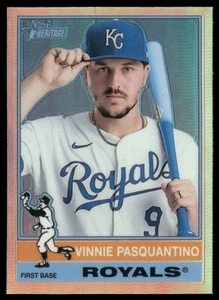 2025 Topps Heritage #440 Vinnie Pasquantino Chrome Refractor - Bild 1 von 2