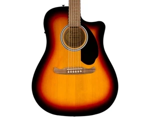 Fender FA-125CE Dreadnought A/E Guitar - Sunburst w/ Walnut FB - Picture 1 of 8