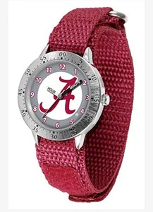 Reloj de lona Alabama Crimson Roll Tide Sun Time Tailgaiter NUEVO NECESITA BATERÍA - Imagen 1 de 4