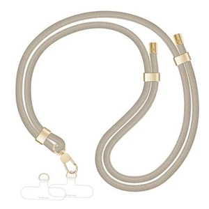 Phone Lanyards For Around The Neck, Crossbody Cell Phone Strap with Khaki - Picture 1 of 7