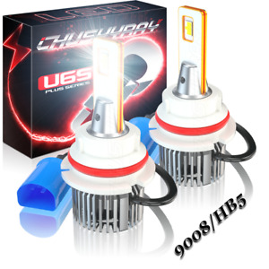 Led Headlight Kit 9007 HB5 6000K White Hi/Low FOR LINCOLN Blackwood 2002-2003