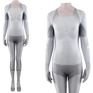 New Selrey Tron Legacy Jamu Jumpsuit Cosplay Costume Woman 3D Bodysuit Halloween - Picture 1 of 14