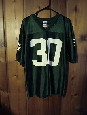 Футболка Green Bay Packers с зеленым номером 30 СРЕДНЯЯ ФУТБОЛЬНАЯ ОДЕЖДА ДЛЯ ВЗРОСЛЫХ  - Изображение 1 из 4
