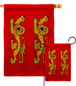 Bandera de jardín arpillera de Baja Normandía Francia regiones patio decorativo casa - Imagen 1 de 19