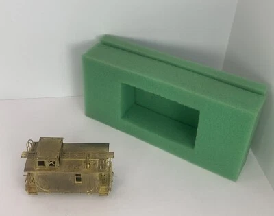 Rare Overland Models C&S 17 Wood Caboose Sn3 Scale  #1006 Brass Ajin Precision - Image 1 of 4