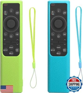 2 Pack Remote Cover for Samsung Smart TV, Silicone Protective Case for Samsun - Picture 1 of 5