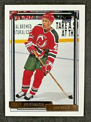 Scott Niedermayer 1992-93 Topps Gold #223 New Jersey Devils - Image 1 of 3