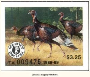 D2K Nuevo México Wild Turkey 1988-89 $3,25 - Imagen 1 de 1