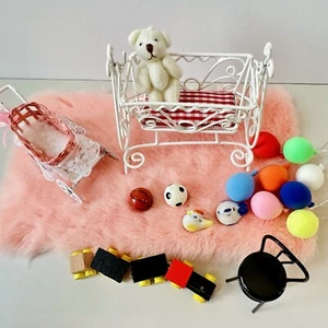 1:12 Scale Dollhouse Miniature Nursery Room Accessories Set - Picture 1 of 18