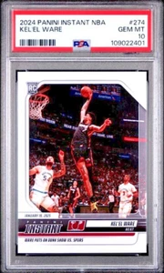 PSA 10 Kel'El Ware RC /192 2024-25 Panini Instant #274 Puts on Dunk Show - Picture 1 of 3
