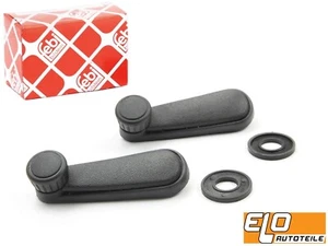 2x Original Febi Window Winder Handle Regulator Inside VW Golf Passat Polo Jetta - Picture 1 of 3