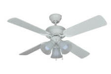 Fantasia Montana Ceiling Fan 42in White with Light
