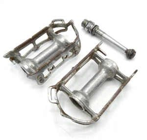 Vintage Campagnolo Record Strada Road Bike Pedals Incomplete for Resto GN-273-B3 - Picture 1 of 9