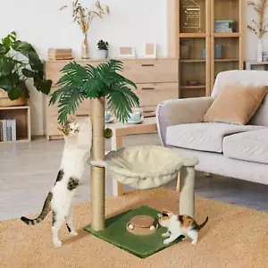 MAXPW-Cat Scratching Post For Indoor Cats 30 Inches Large Square Cat Scratcher W - Picture 1 of 10