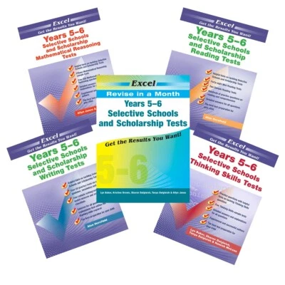 Excel Selective Schools and Scholarship Tests 5 Books Bundle Pack New Edition - Image 1 of 4