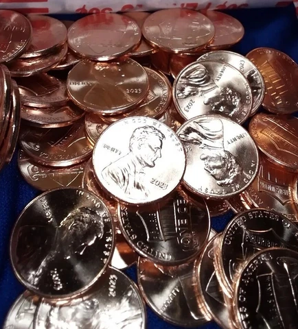 2023 P LINCOLN SHIELD CENT ROLLS UNCIRCULATED Cover