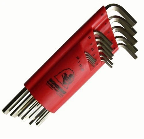 Bondhus 16246 Set of 6 Hex L-wrenches BriteGuard Finish, Short 1.5-5mm - Image 1 of 1