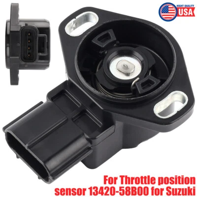 Throttle Position Sensor (TPS) For Suzuki Sidekick X-90 GEO Tracker 13420-58B00 Foto 1 de 4