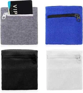 4 Stück Handgelenktasche, leichte Handgelenktasche, Reißverschluss Geldbörse Kalbsleder, Sportbekleidung - Bild 1 von 4