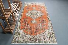 Oushak Rugs, Floor Rug, 3.9x8.6 ft Area Rugs, Turkish Rug, Vintage Rugs