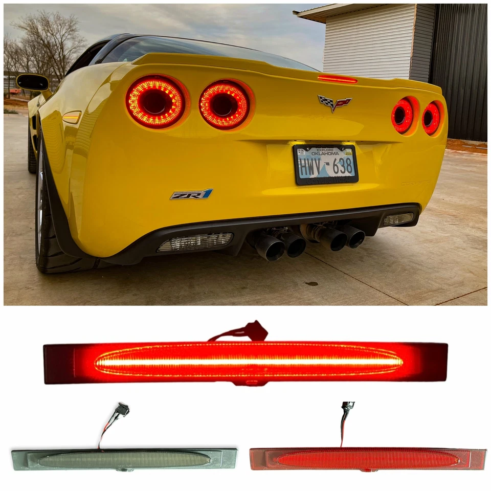Corvette Vette 2005-2013 luces láser LED tercera (quinta) luz de freno Foto 1 de 4
