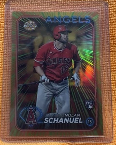 Nolan Schanuel Rookie 2024 Topps Chrome Radiating Rookies Angels First Baseman - Picture 1 of 7