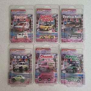Complete Set of 6 MATCHBOX 2020 Candy Series W/ Protective Cases  - Picture 1 of 13