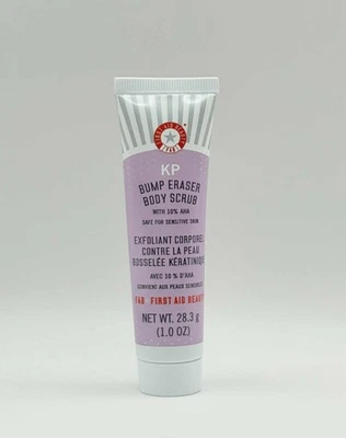 First Aid Beauty KP Bump Eraser Body Scrub W/ 10% AHA Fresh Strawberry ~ 1 oz - Image 1 of 3