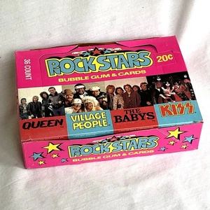 1979 ROCK STARS Donruss Trading Card Box Of 36 Wax Packs KISS QUEEN - READ - Picture 1 of 14