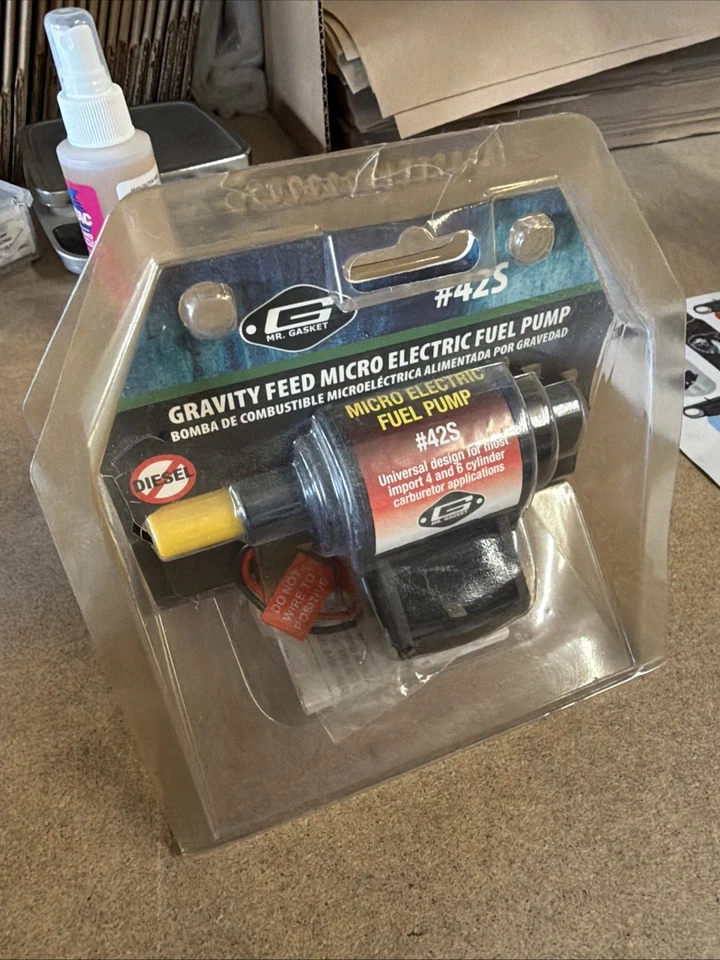 42S Mr. Gasket Micro Electric Fuel Pump - Изображение 1 из 1