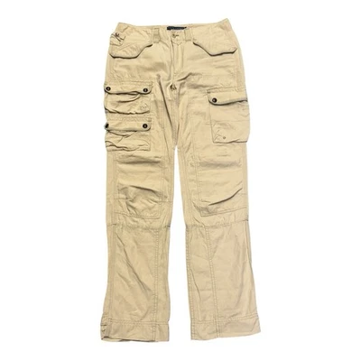 Pantalones cargo militares Ralph Lauren vintage para mujer talla 6 beige se adapta a 32x31,5 Foto 1 de 4